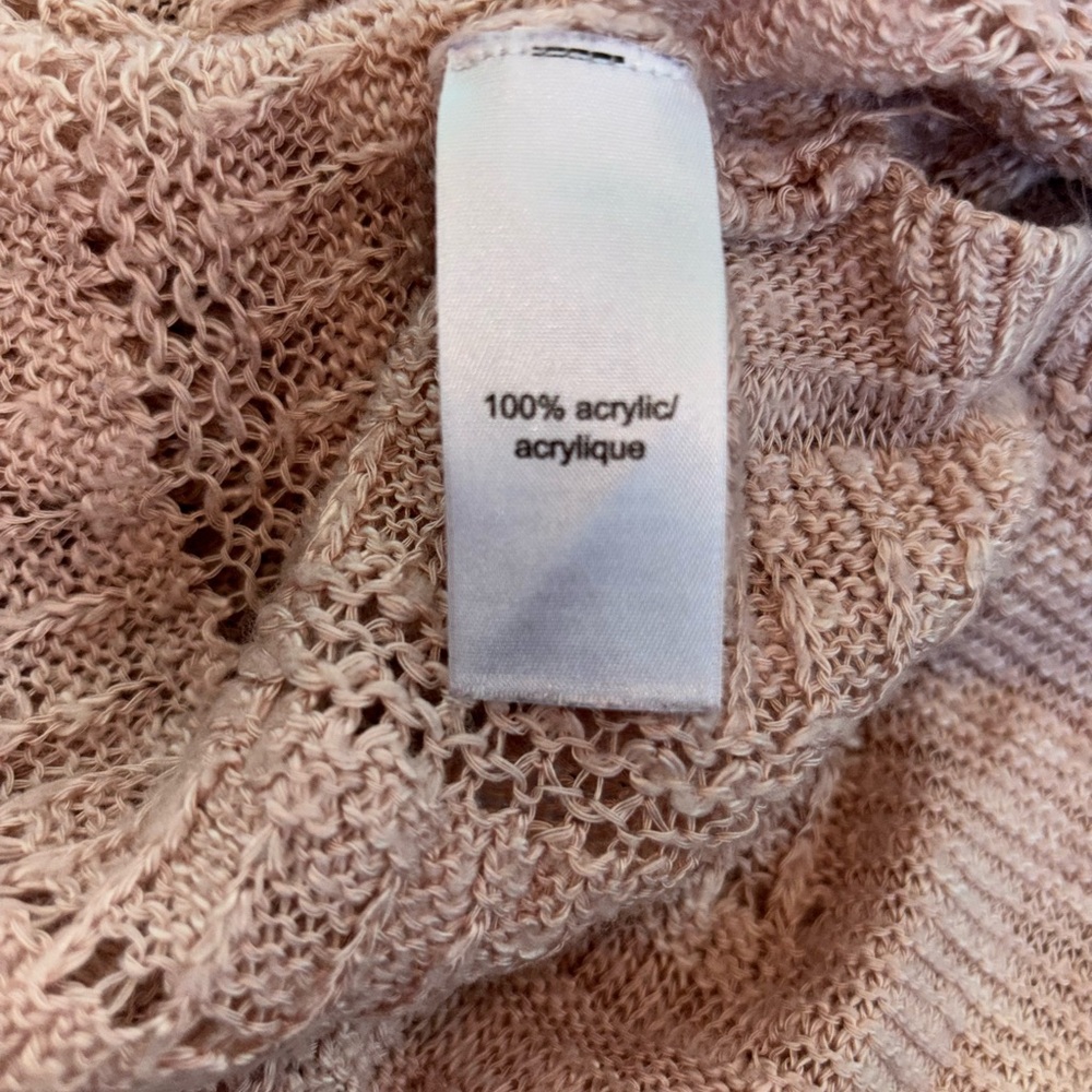 Maurices Blush Pink Open Front Drape Knit Cardigan Duster Size Women’s 3X - Picture 5 of 7